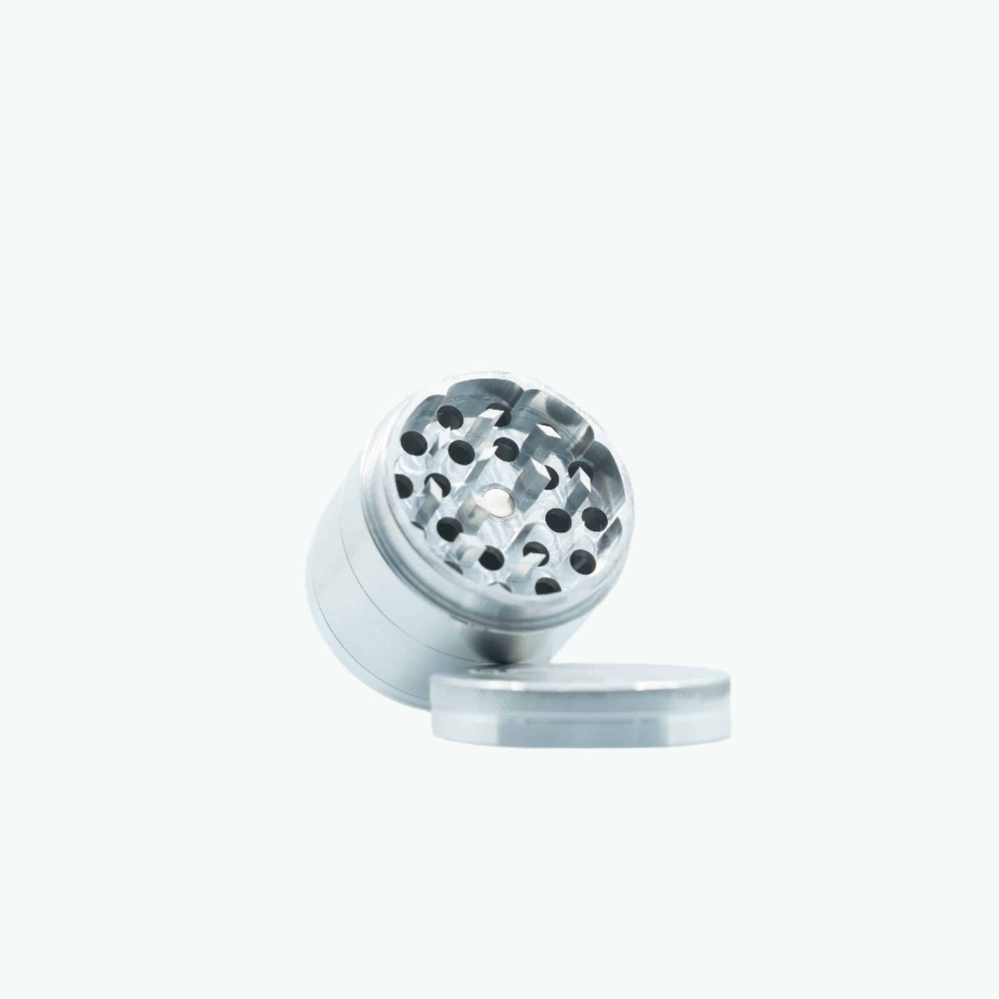 Large Silver Metal Grinder - The Coffeeshops