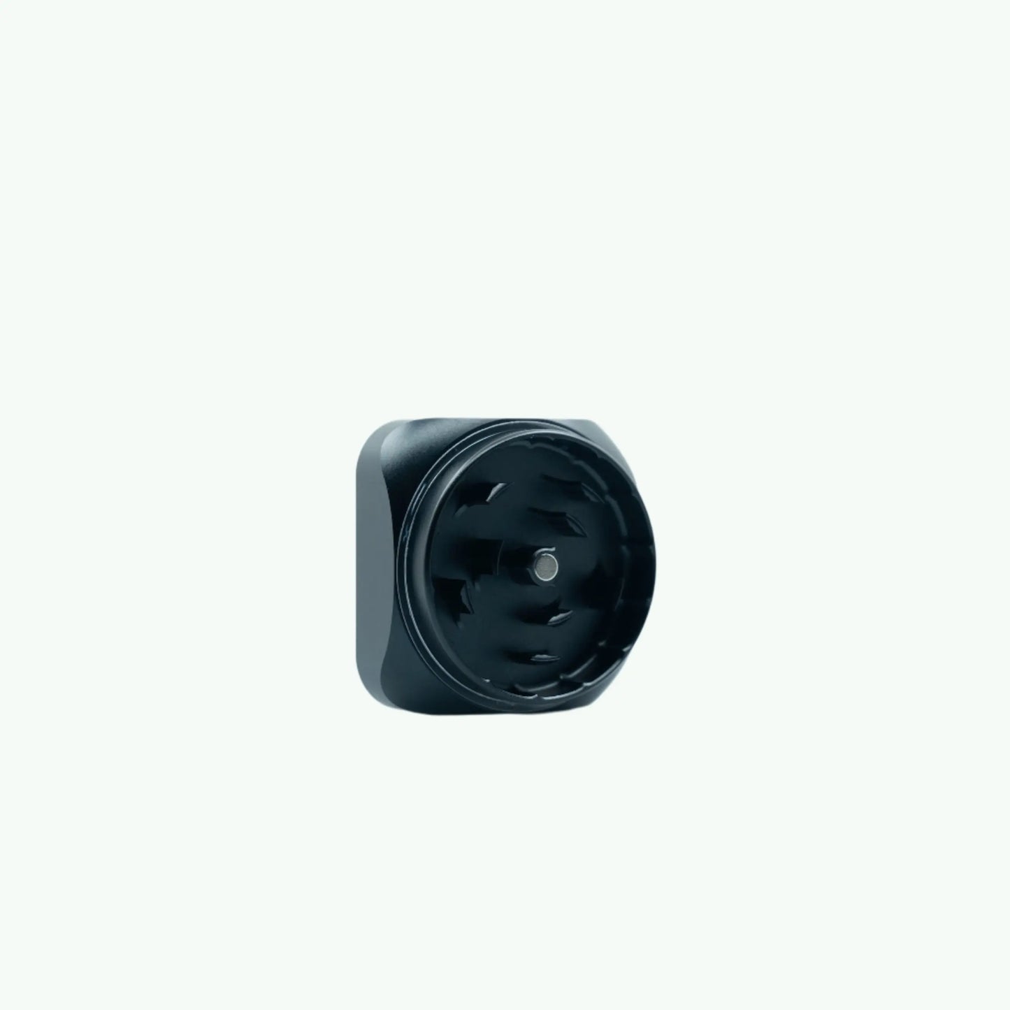 Krush black premium coffee grinder with stainless steel burrs and compact design, ideal for fresh coffee grinding.