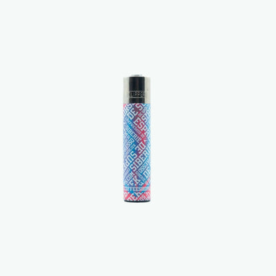 Clipper lighter featuring a coffee shop design with colorful graphics and branding, compact and portable for everyday use.