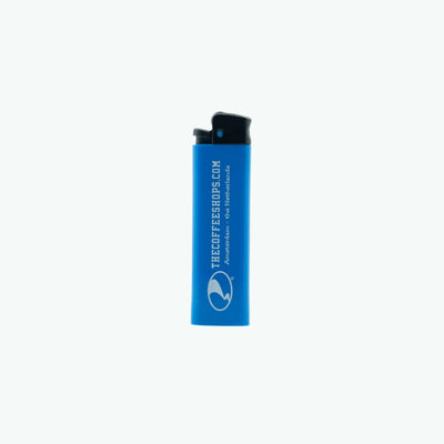 Cricket De Republiek lighter with a sleek design, suitable for lighting cigarettes or cigars, featuring a compact and portable style.