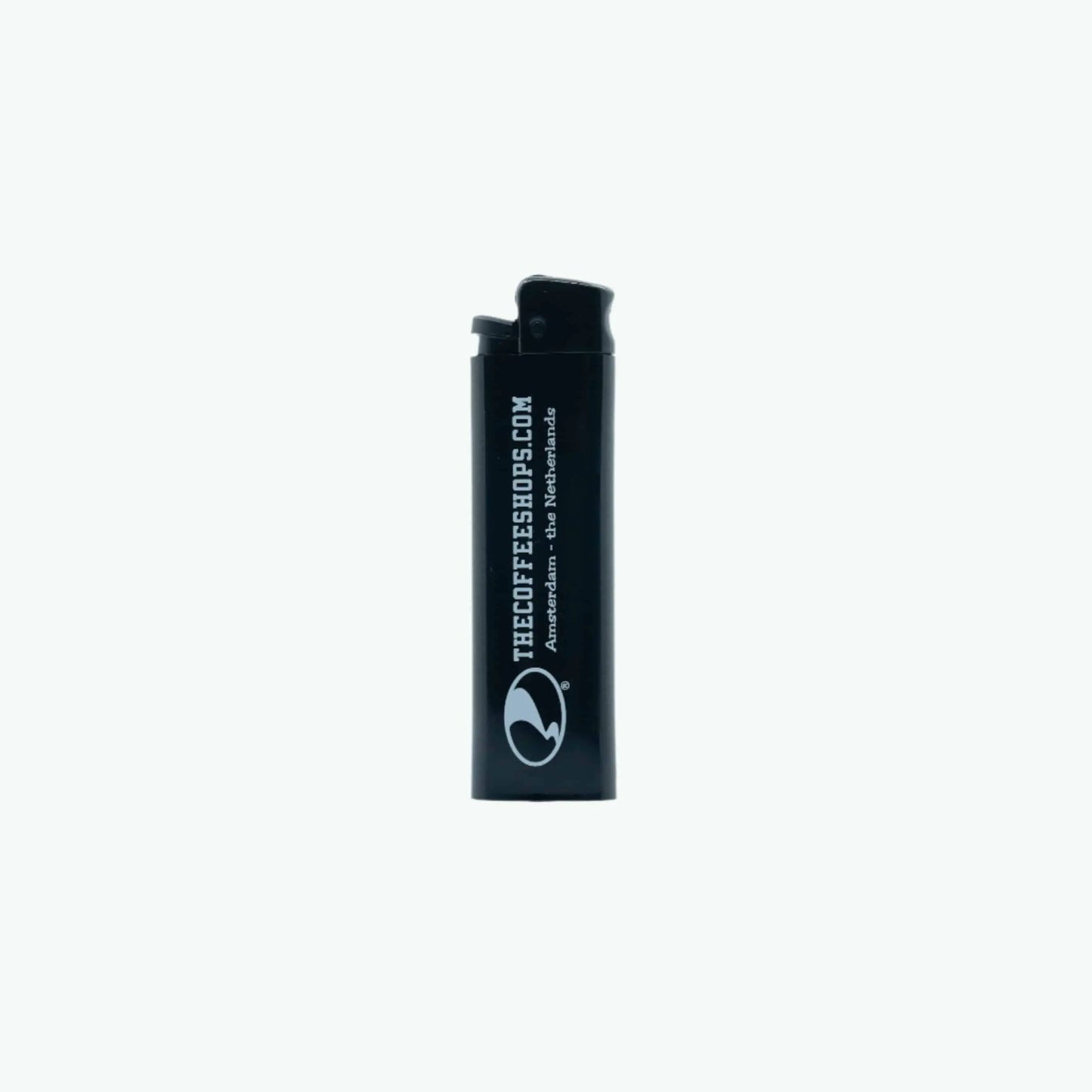 Cricket Loft lighter with black body and flame ignition, designed for convenient and reliable lighting.
