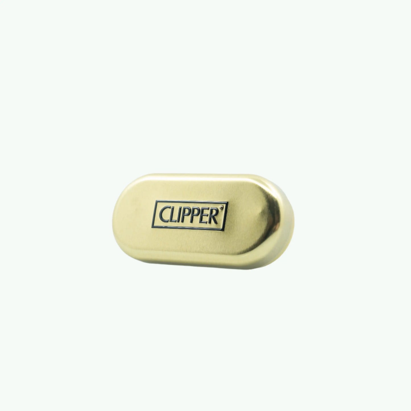 Premium Clipper metal lighter with a sleek design, featuring a sturdy metal body and classic ignition mechanism.